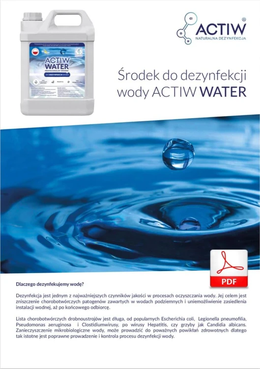 Actiw Water Do Dezynfekcji Wody I Instalacji 20L 5