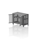 Wózek Na Sprzęt Basenowy Szafka Wysoka 16