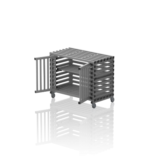 Wózek Na Sprzęt Basenowy Szafka Wysoka 16