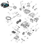 Odkurzacz Basenowy Zodiac Vortex 4WD OV5480 iQ Dno Ściany 13