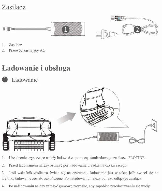 Odkurzacz Basenowy Flotide XR3 Bezprzewodowy Dno Ściany 2
