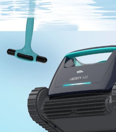 Odkurzacz Basenowy Dolphin Liberty 600 Bezprzewodowy Ściany Schody 13