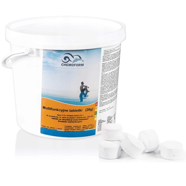 Tabletki Multifunkcyjne Chlor Do Basenu Multichlor 20g 200g 7