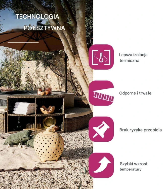 Netspa Octopus Solidne Spa Ogrodowe Masaż Meble 10