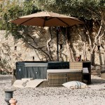 Netspa Octopus Solidne Spa Ogrodowe Masaż Meble 14