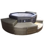 Netspa Octopus Solidne Spa Ogrodowe Masaż Meble 17