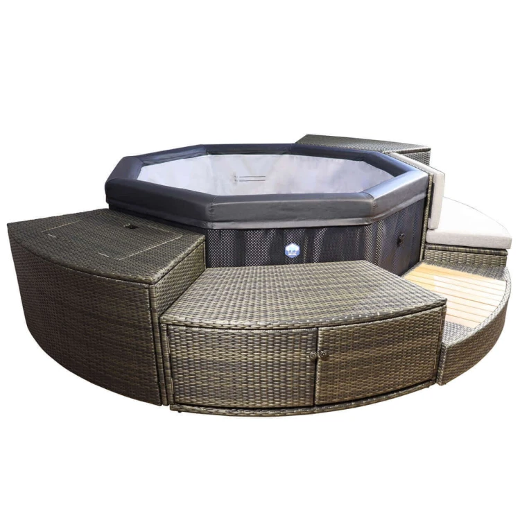Netspa Octopus Solidne Spa Ogrodowe Masaż Meble 17
