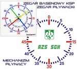 Zegar Basenowy Pływacki Treningowy 100x100 2