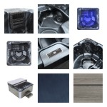 Wanna Z Hydromasażem Tebas LuxSpa Wifi 20