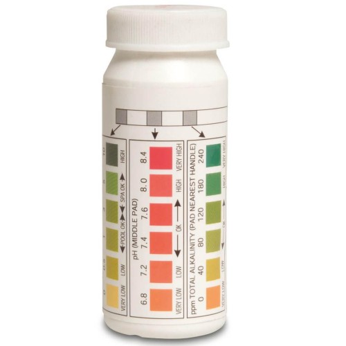 Tester Wody Basenowej 3w1 Paski Testowe 50szt 3