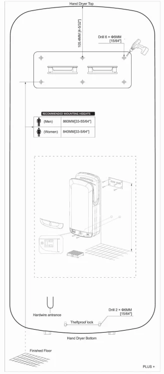 Suszarka Kieszeniowa Do Rąk Jet Biała Srebrna Czarna 6