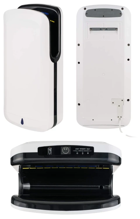 Suszarka Kieszeniowa Do Rąk Jet Biała Srebrna Czarna 11