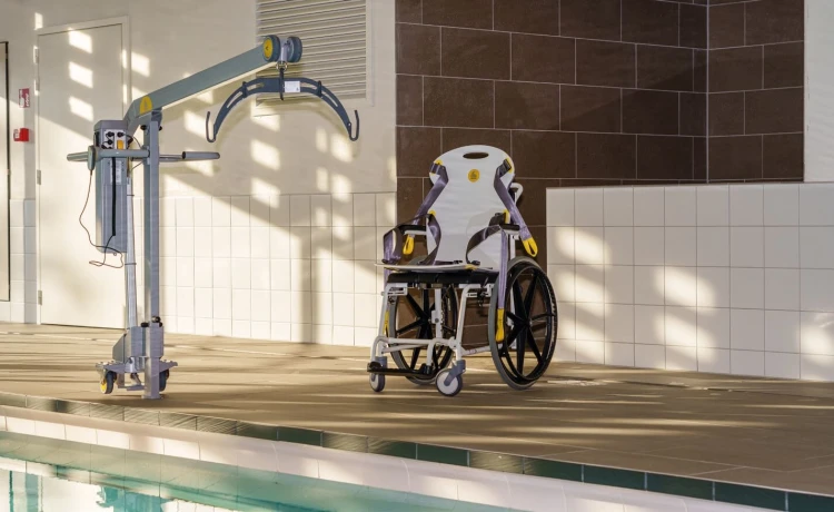 Podnośnik Basenowy Dla Niepełnosprawnych Handi-Move 3200 + Fotel Pool Lift Chair 3620 26