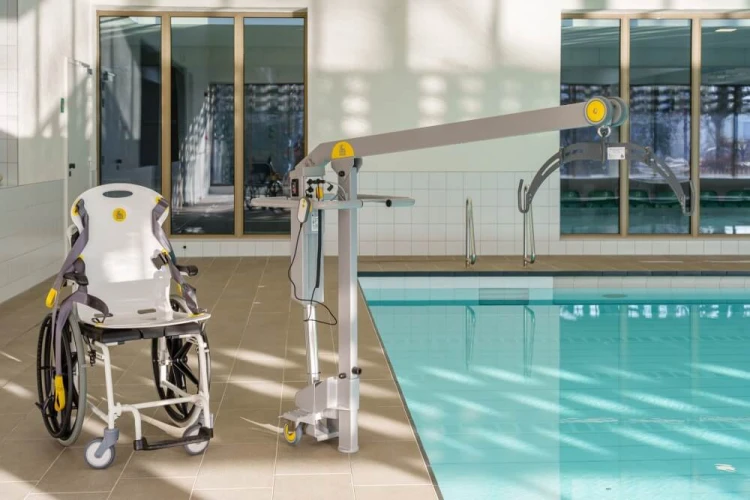 Podnośnik Basenowy Dla Niepełnosprawnych Handi-Move 3200 + Fotel Pool Lift Chair 3620 38