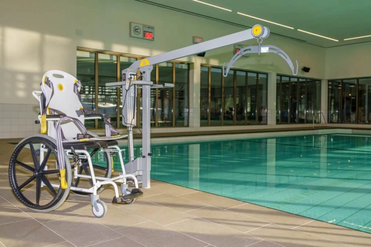 Podnośnik Basenowy Dla Niepełnosprawnych Handi-Move 3200 + Fotel Pool Lift Chair 3620 39