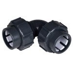 Kolano 90' PVC-U Zaciskowe Praher IBG FlexFit 1
