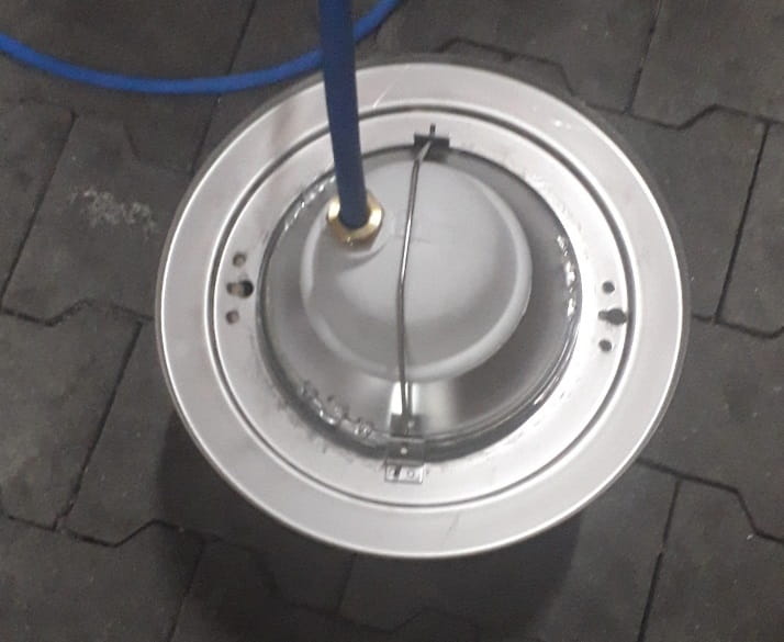 Lampa Basenowa Stal Nierdzewna Bez Żarówki 4