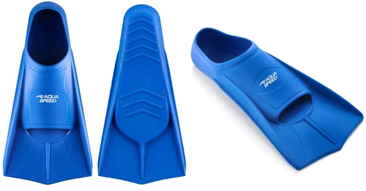 Płetwy Treningowe Krótkie Aquaspeed Niebieskie (1).jpg