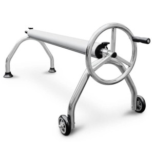 Rolka Zwijająca Do Folii Solarycznej Na Kółkach Mobilna