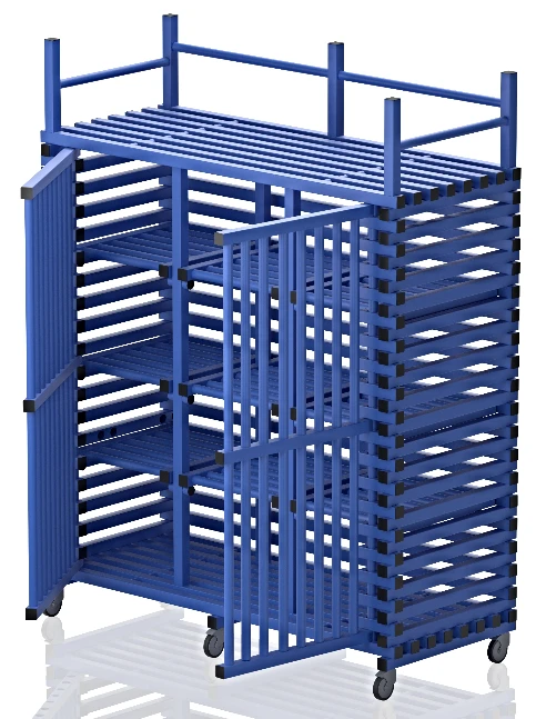 Wózek Basenowy Mega Regał Duża Szafa Basenowa 4