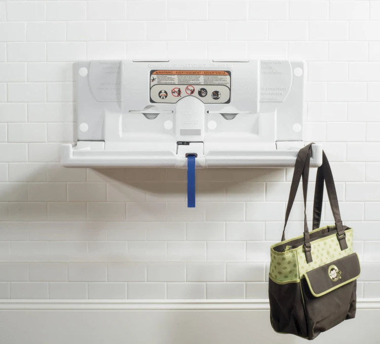 Przewijak Dla Niemowląt I Dzieci Składany Na Ścianę Poziomy 1