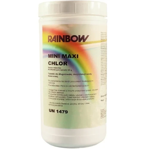Chlor Do Basenu Mini Tabletki 20g Wolnorozpuszczalne 1kg.webp