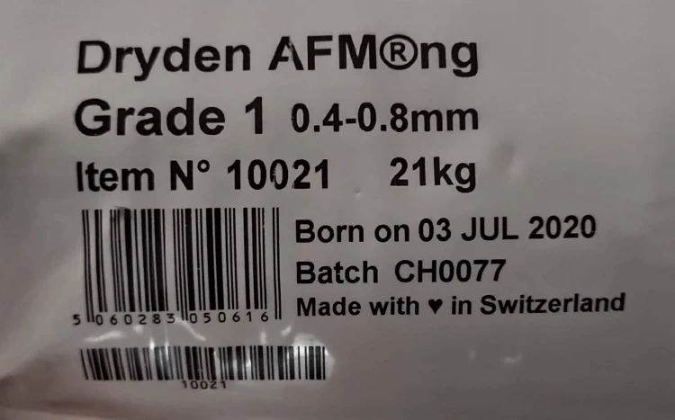 Oryginalne Szkło Filtracyjne Afm NG 0,4 - 1,0 Dryden Aqua 10