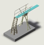 Trampolina Basenowa Duraflex 1