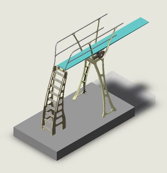 Trampolina Basenowa Duraflex 1