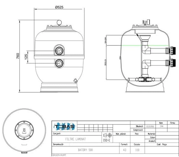 Filtr Piaskowy Do Basenu - Batory 7