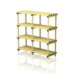 Regały Basenowe - Szafy Czteropiętrowe 35