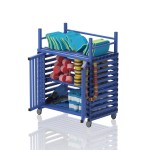 Wózek Na Sprzęt Basenowy Szafka Wysoka 19