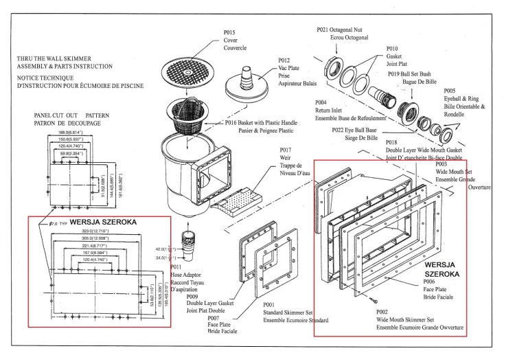 Mini Skimmer Z Dyszą 3