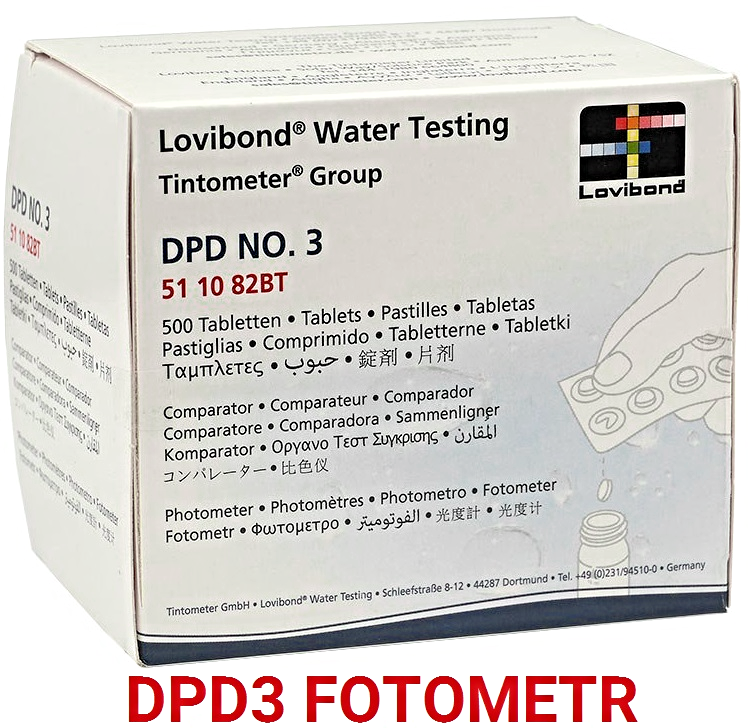 Tabletki Dpd3 Lovibond Chlor Całkowity Fotometr 2