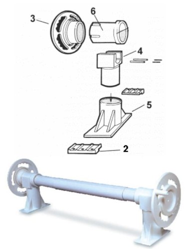 Części Do Basenowych Rolek Zwijających Z Abs 1