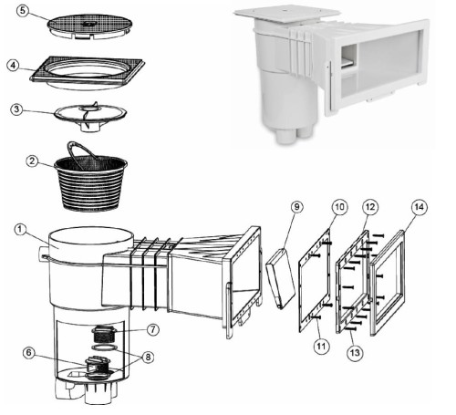 Części Zamienne Skimer Euro Szeroki 1