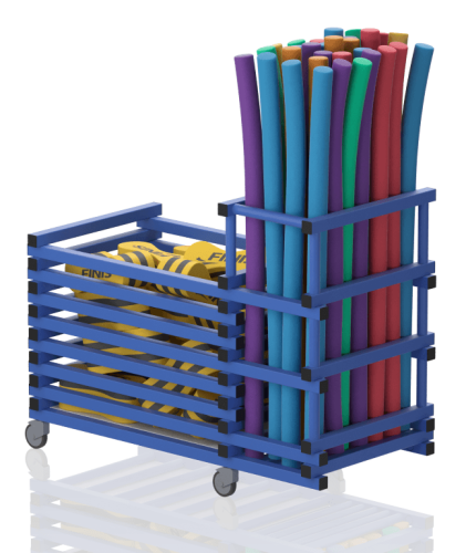 Wózek Basenowy Na Sprzęt I Makarony 3