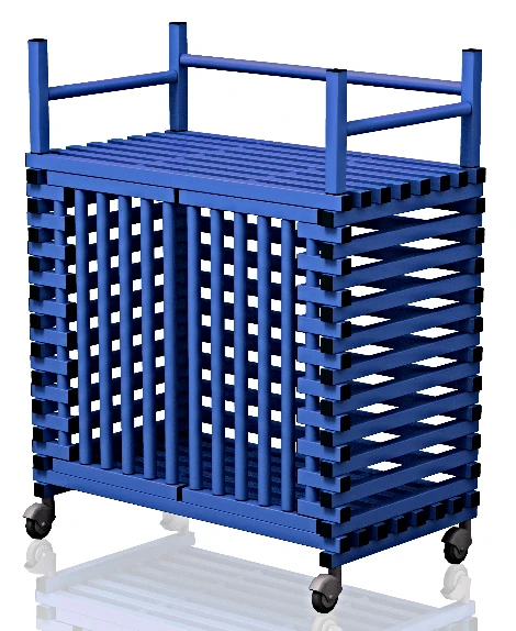 Wózek Na Sprzęt Basenowy Szafka Wysoka 6