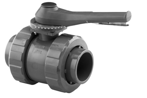 Zawór Kulowy Pvc Kw/Kw Z Blokadą BHD 1