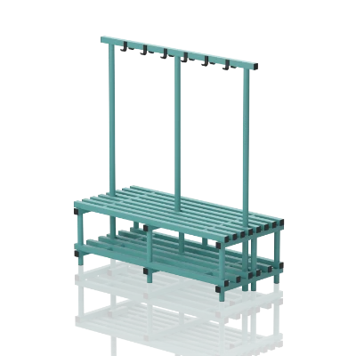 Ławka Basenowa Z Półką I Wieszakiem Jednostronne Dwustronne 15