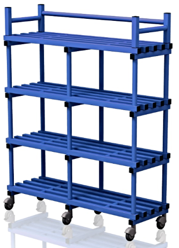 Wózek Na Sprzęt Basenowy Podwójny 2