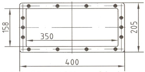 Kołnierz Uszczelniający Poszerzenia Skimmera Z Brązu 2
