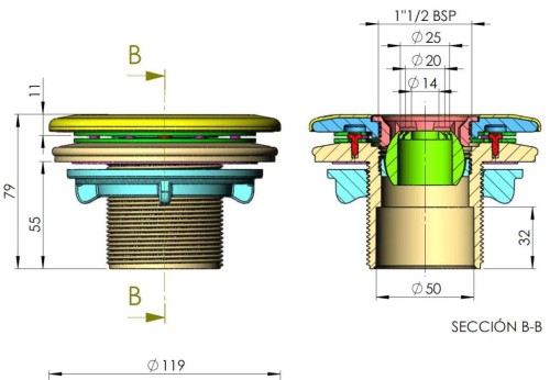 Dysza Euro Do Basenu Foliowego 1