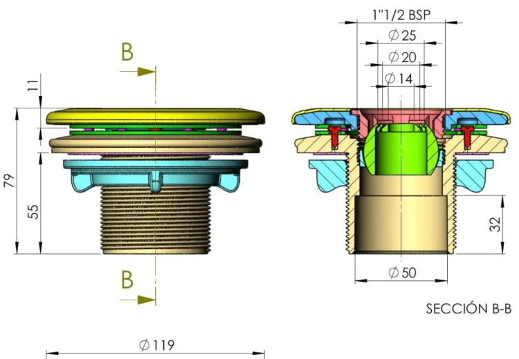 Dysza Euro Do Basenu Foliowego 1