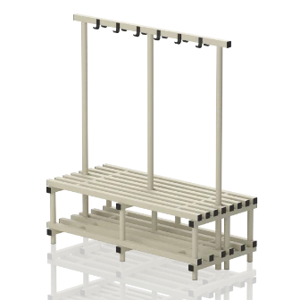 Ławka Basenowa Z Półką I Wieszakiem Jednostronne Dwustronne 22