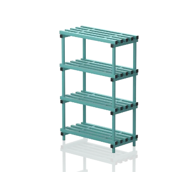 Regały Basenowe - Szafy Czteropiętrowe 4