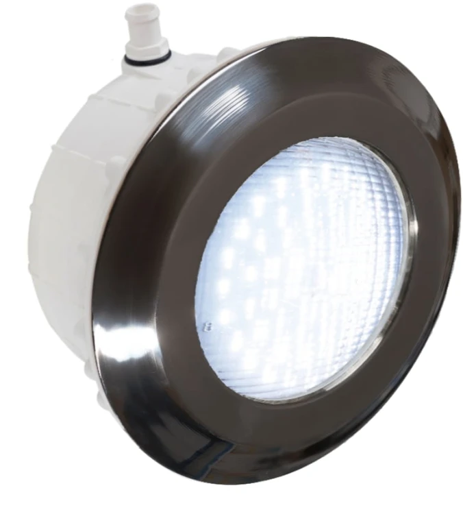 Lampa Basenowa Stalowa Ramka Led 12v 17