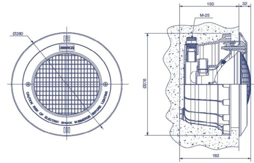 Lampa Basenowa 12v 1
