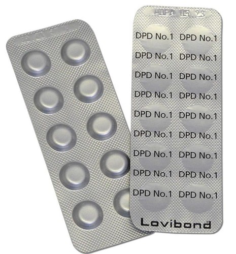 Tabletki Dpd1 Lovibond Chlor Wolny Fotometr 1