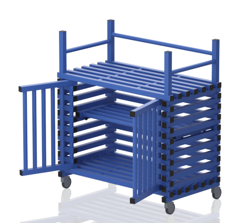 Wózek Na Sprzęt Basenowy Szafka Basenowa 4